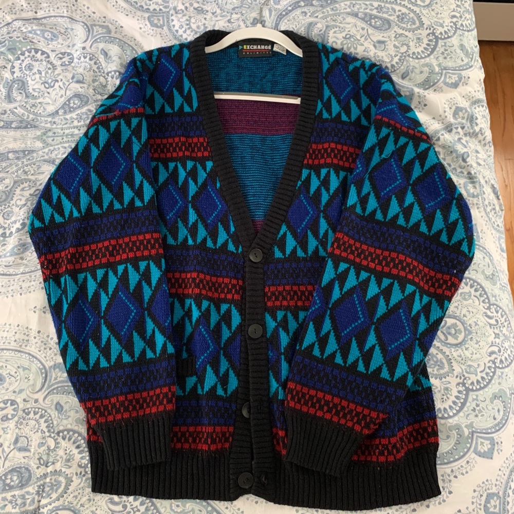 Vintage exchange cardigan